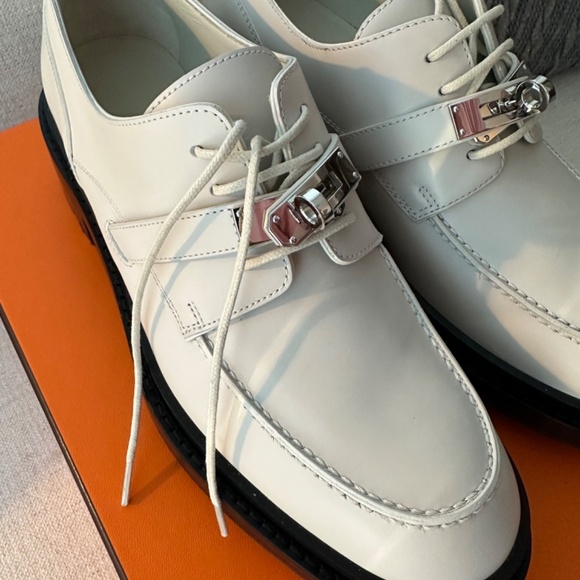 Hermes beige derby shoe - Picture 4 of 4